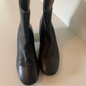 Topshop genuine leather ankle boots